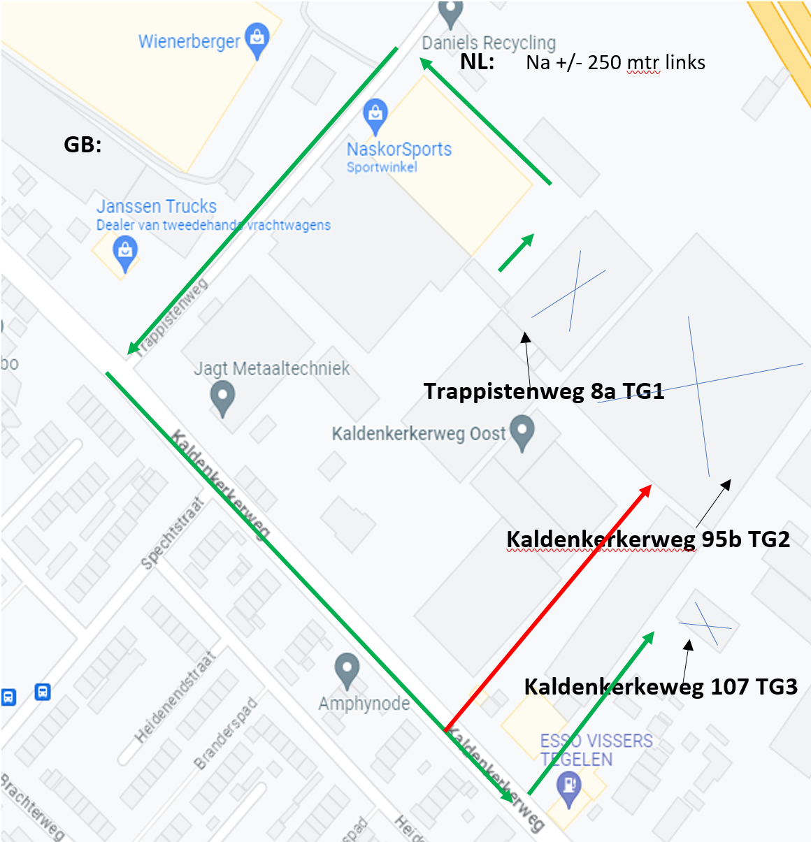 Lageplan Trappistenweg 8A